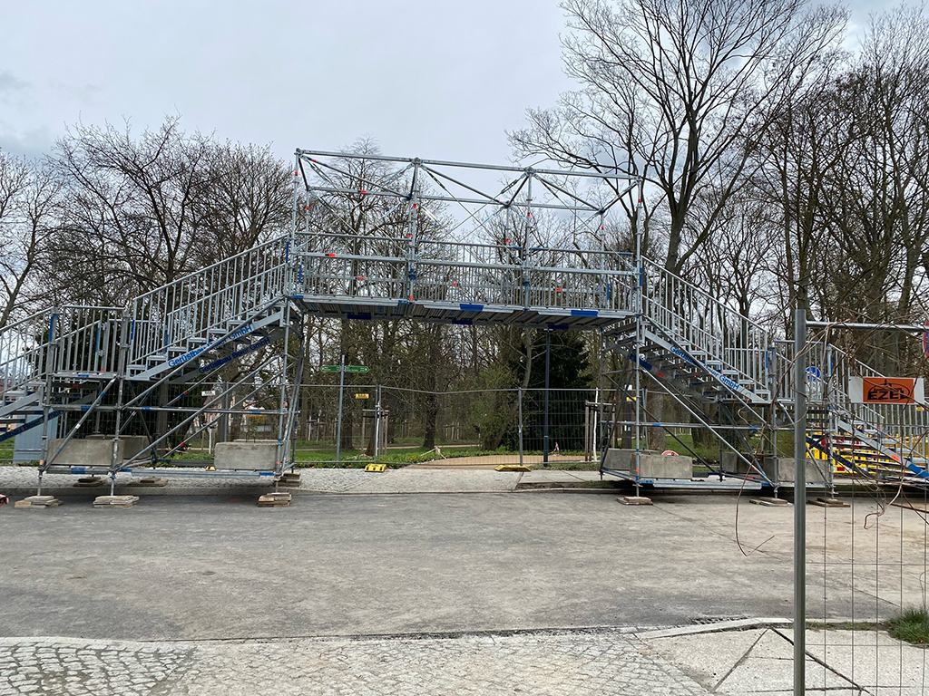 Torgau Fußgängerbrücke Laga