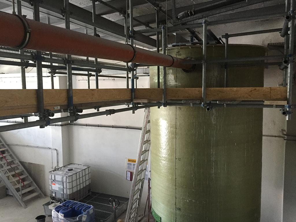 Torgau Villeroy und Boch Hängegerüst